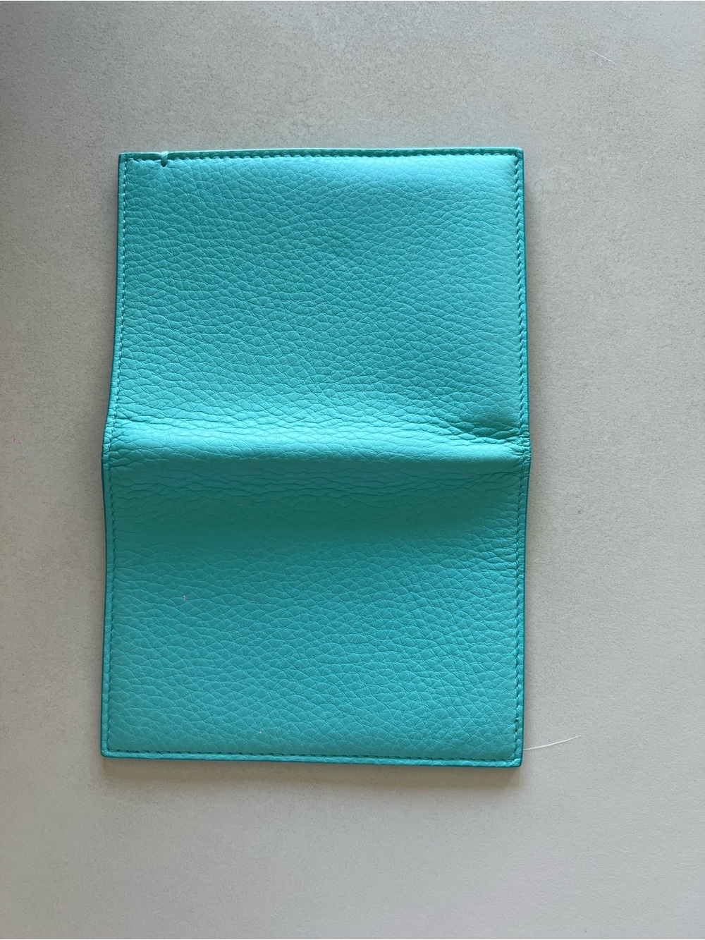 Tiffany & Co. Blue Leather Passport Cover - Picture 2 of 4